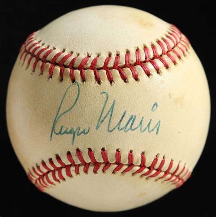 How much is a signed Roger Maris baseball worth?