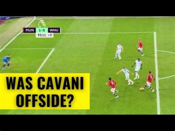 Was Cavani offside?