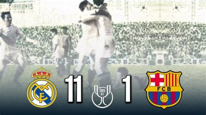 When did Barcelona beat Real Madrid 15?