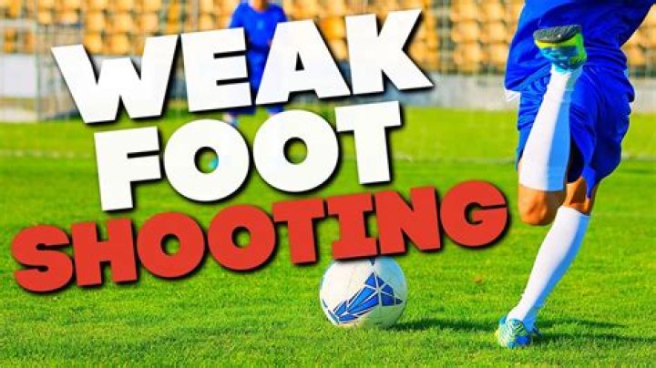 Who has the most weak foot goals in football?