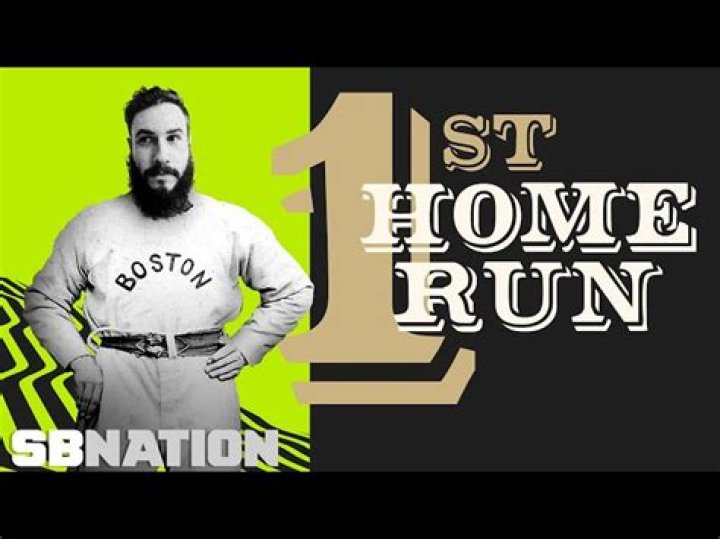 Who hit the first home run in baseball?