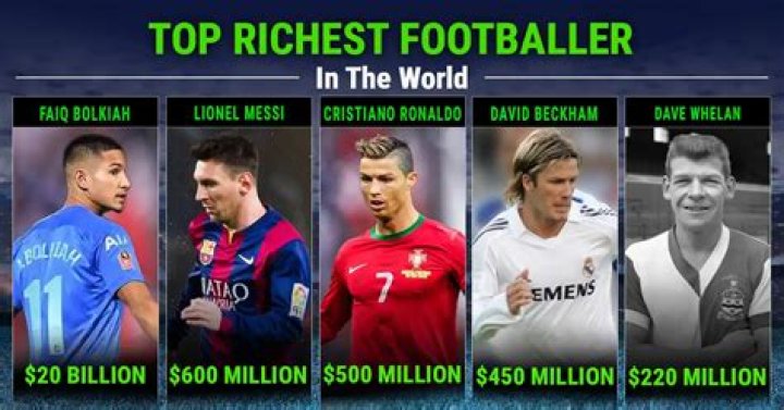 Who is the 5th richest footballer in the world?