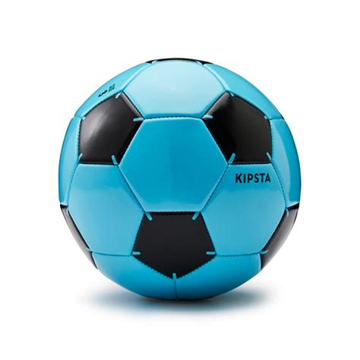Who kicked the first soccer ball?