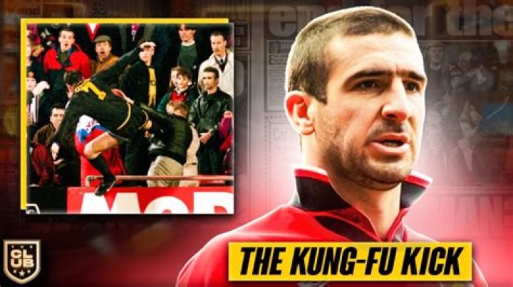Who was the fan Cantona kicked?