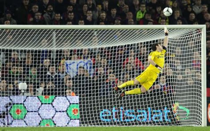 Why a goalkeeper in a game of football pulls his hands backwards?