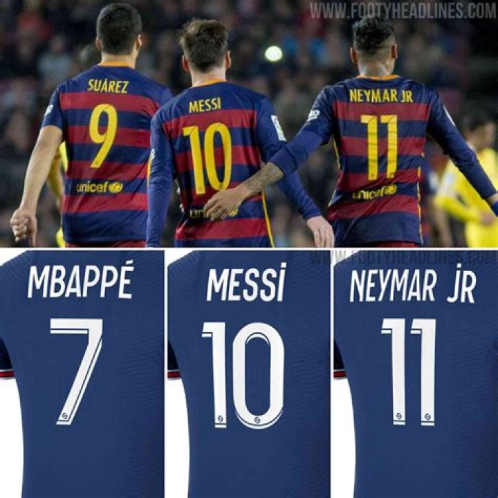 Why does Messi wear 10 PSG?